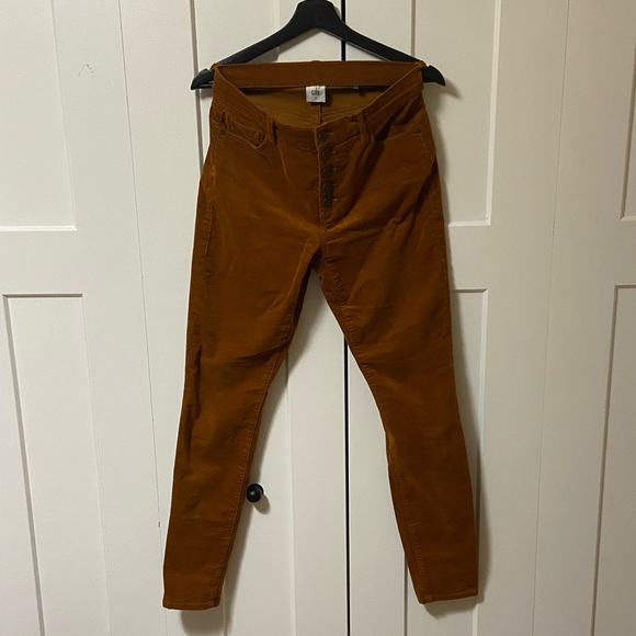 Cabi | button fly skinny cords- rust brown - Picture 1 of 3